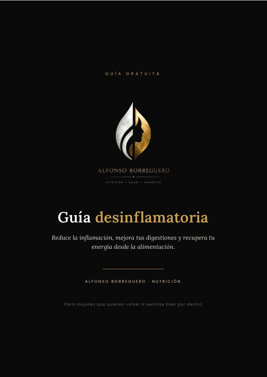Portada de la Guía desinflamatoria de Alfonso Borreguero